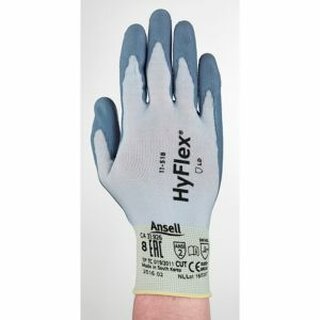 Schnittschutzhandschuhe HyFlex 11-518, Gre 8, blau, 12 Paar