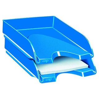 Briefkorb CEP 1002000351 Pro Gloss, stapelbar, Mae: 257 x 348 x 66mm, blau