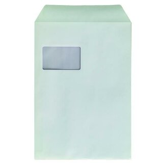 Versandtaschen, C4, 229x324mm, mit Fenster, HK, wei�, 250St