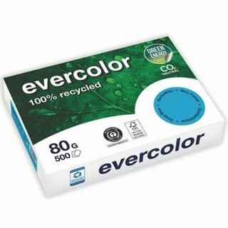 Kopierpapier Evercolor 400, A4, 80g, dunkelblau, 500 Blatt