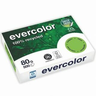 Kopierpapier Evercolor 400, A4, 80g, lindgrn, 500 Blatt