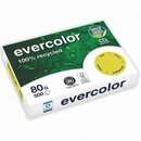 Kopierpapier Evercolor 400, A4, 80g, gelb, 500 Blatt