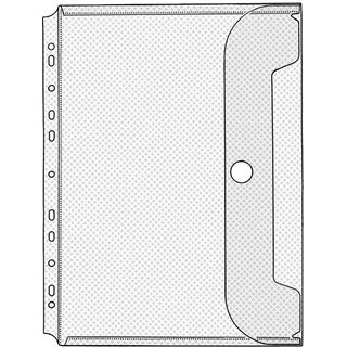 Prospekthülle Jumbo, für 30 Blatt, PP, A4, 0,2mm,...