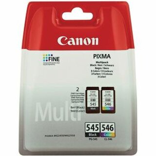 Tinte Canon 8287B005, PG-545/CL-546, Multipack, sortiert, 180 Seiten