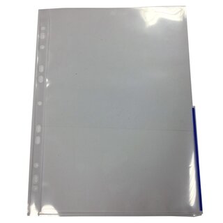 Prospekthülle Foldersys 46325, A4, PP, Stärke: 0,11mm, blau