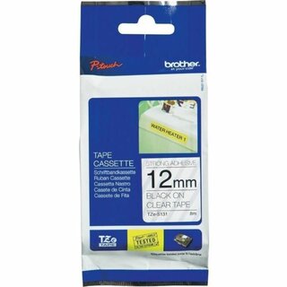 Schriftband Brother TZE-S131, Breite: 12mm, laminiert,...