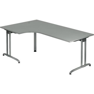 Schreibtisch VBS82/5, verstellbar, Größe: 200 x 120, grau