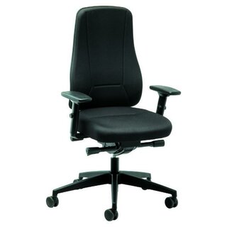 Bürostuhl Prosedia Younico 2456, hohe Rückenlehne, schwarz