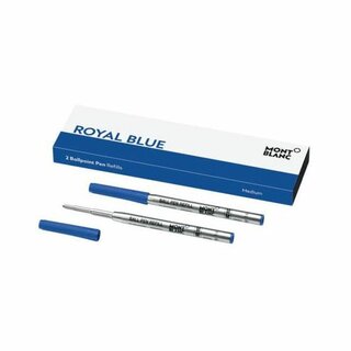 Gro�raummine Montblanc 105151, Strichst�rke: M, blau, 2 St�ck