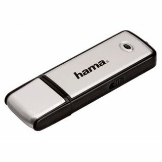 USB-Stick Hama 108062 Fancy, Speicherkapazitt: 64GB, silber/schwarz