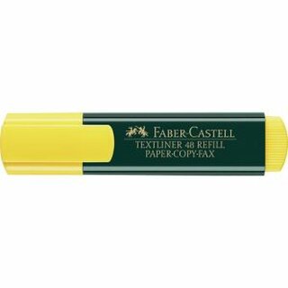 Textmarker Faber-Castell 48NF, 1-5mm, nachfllbar, gelb