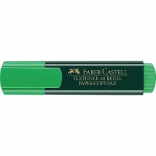 Textmarker Faber-Castell 48NF, 1-5mm, nachfllbar, grn