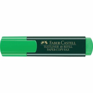 Textmarker Faber-Castell 48NF, 1-5mm, nachfüllbar, grün
