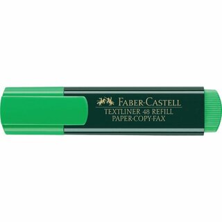 Textmarker Faber-Castell 48NF, 1-5mm, nachfllbar, grn