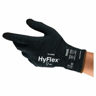 Mechanikschutzhandschuhe HyFlex 11-542, Gre: 7, schwarz, 1 Paar