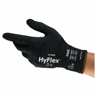 Mechanikschutzhandschuhe HyFlex 11-542, Gre: 8, schwarz, 1 Paar