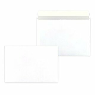 Neutral Briefumschlge C6, ohne Fenster, HK, 80g, wei, 25 Stck