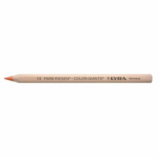 Farbriesen Lyra L3930013, Natur, leuchtorange, 12 Stück