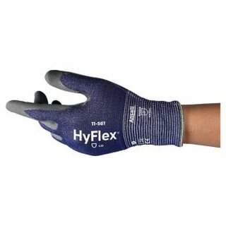 Schnittschutzhandschuhe Ansell HyFlex 11-561, ISO C, EN 388, Gr. 7, blau, 1 Paar