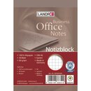 Landr Notizblock 100050295, DIN A6, kariert, 50 Blatt,...