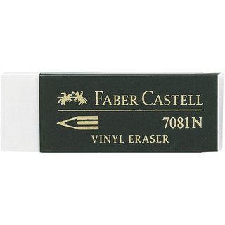 Radierer 7081 N, Kst., für: Blei-/Farbstifte, 63x22x12mm,...