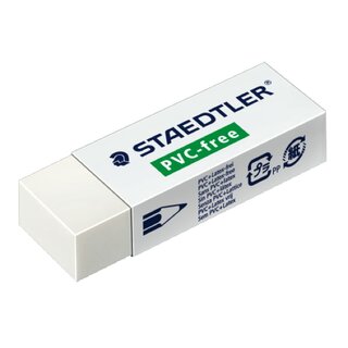 Radierer Staedtler 525B20, aus TPE, PVC frei, für Blei-...