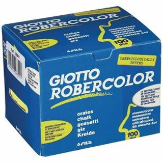Kreide Lyra Giotto F539601, Robercolor, in Kartonbox, gelb, 100 Stck