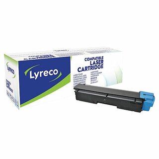 Toner Comby kompatibel mit Kyocera TK-590C, Reichweite: 5.000 Seiten, cyan