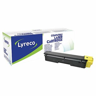 Toner Comby kompatibel mit Kyocera TK-590Y, Reichweite: 5.000 Seiten, gelb