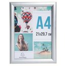 Exacompta Wandplakatrahmen 8494358D, fr DIN A4, Alu, silber