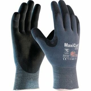 Mechanikschutzhandschuhe Maxicut Ultra 44-3745, Gre: 9, blau/schwarz, 1 Paar