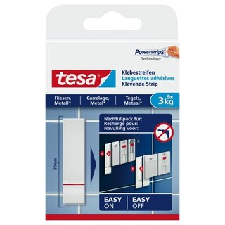 Powerstrips Tesa 77761, Fliesen, 3kg, 6 Stck