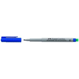 OHP-Stift Faber-Castell 152651 Multimark M, wasserlslich, 1mm, blau