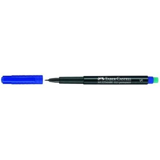 OHP-Stift Faber-Castell 152351 Multimark S, wasserfest, 0,4mm, blau