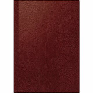 Brunnen Buchkalender 1079560296, 1T/1S, A5, rot, 2026