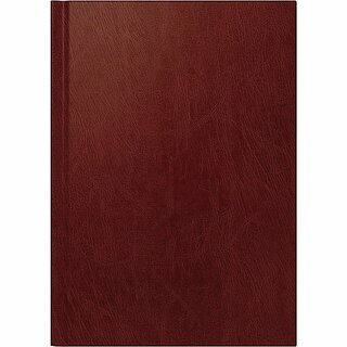 Brunnen Buchkalender 1079560296, 1T/1S, A5, rot, 2027