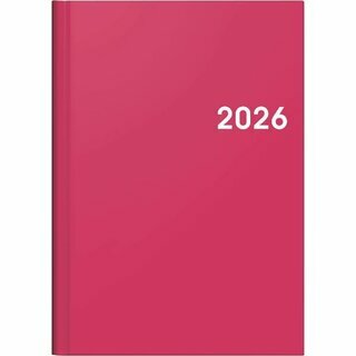 Brunnen Buchkalender 1079661056, 1W/2S, A5, koralle, 2026