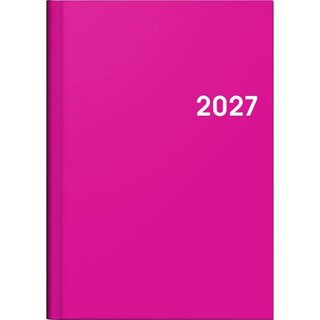 Brunnen Buchkalender 1079661056, 1W/2S, A5, koralle, 2027