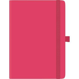 Brunnen Buchkalender 1079166266 Kompagnon, 1W/2S, A5, pink, 2026