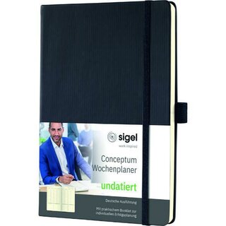 Sigel Buchkalender CO700 Conceptum, jahresunabhängig,...