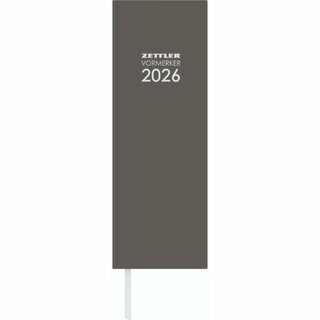 Zettler Tischkalender 801, 2T/1S, Vormerkbuch, 10,5 x...