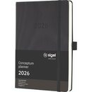 Sigel Buchkalender C2610, Conceptum, 1T/1S, Hardcover,...