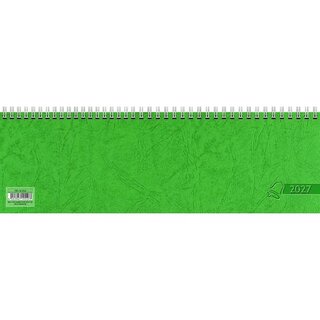 Glocken Tischquerkalender 5072521506, 1W/2S, 33 x 12cm, gr�n, 2027