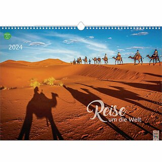 Walter Panorama Bildkalender Reise um die Welt, 44 x 31cm, 2026