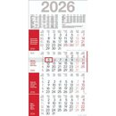 Bhner 4-Monatskalender RAINBOW M4R1, 4 M/1S, 30 x 59 cm,...