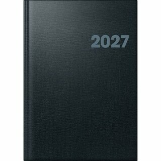 Brunnen Buchkalender 1076361906, 1Wo/2S, A4, schwarz, 2027