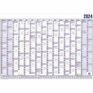 Gss Plakatkalender 18000, Jahresplaner, 16 Monate, 60 x 42cm (A2), 2026