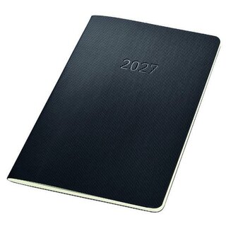 Sigel Buchkalender C2684, Conceptum, 1M/2S, 12 Monate, 13,5x21 cm, schwarz, 2027