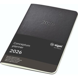 Sigel Taschenkalender C2685, Conceptum, 1M/2S, Softcover,...