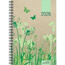 Zettler Buchkalender 759 Grasserie, 1W/2S, Hardcover, A5,...
